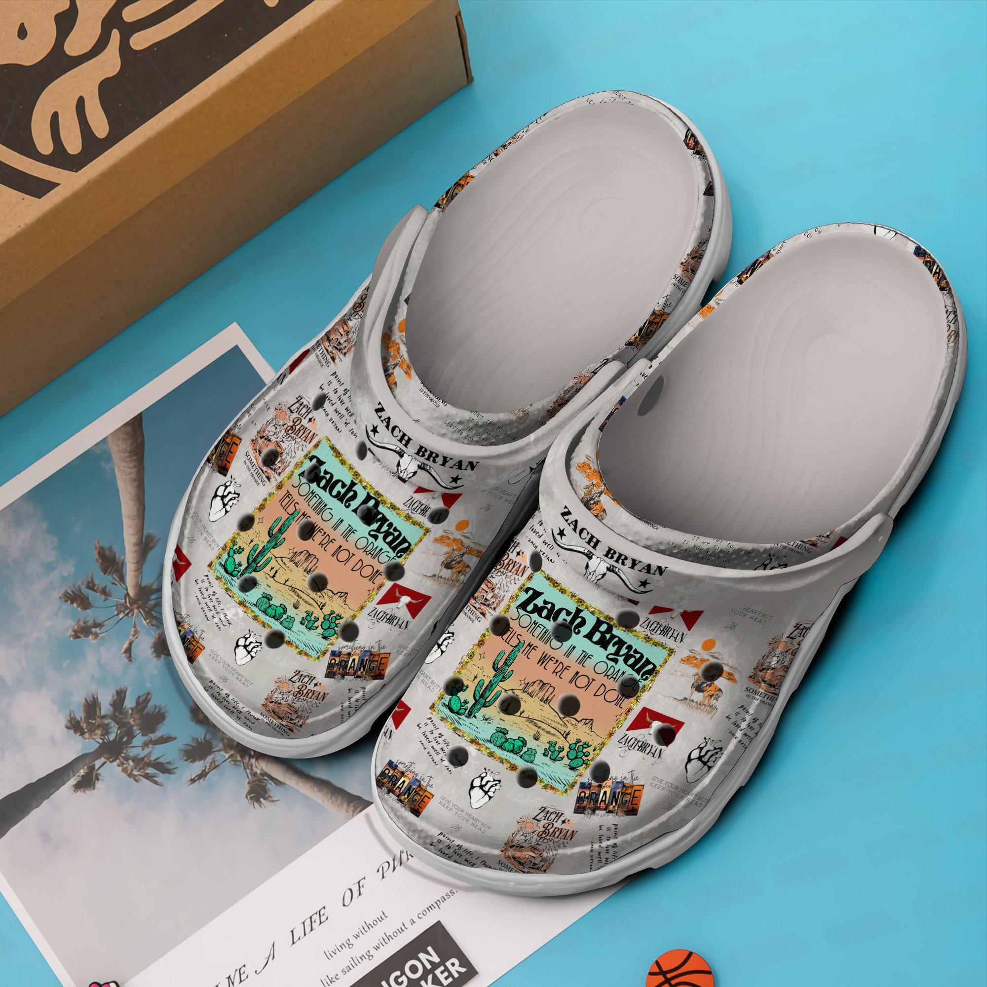 Merchidea Zach Bryan Music Crocs Crocband Clogs Shoes Comfortable For Men Women and Kids