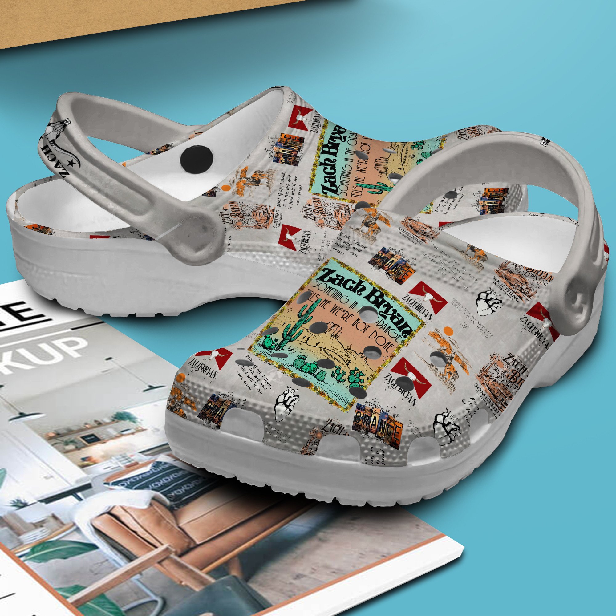 Merchidea Zach Bryan Music Crocs Crocband Clogs Shoes Comfortable For Men Women and Kids