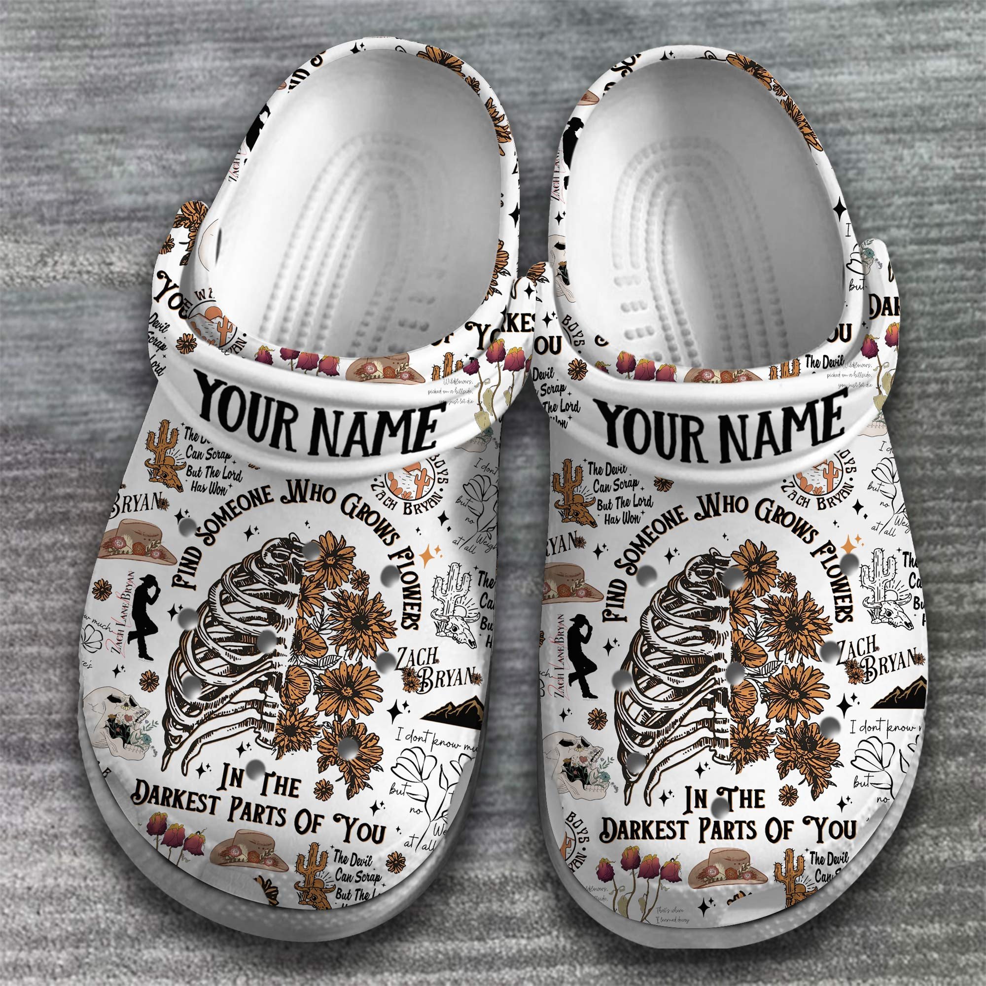 Merchidea Zach Bryan Singer Music Crocs Crocband Clogs Shoes Comfortable For Men Women and Kids