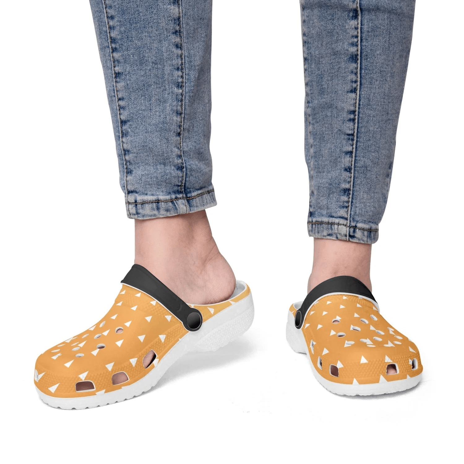 Merchidea Zenitsu Agatsuma Demon Slayer Custom Clogs