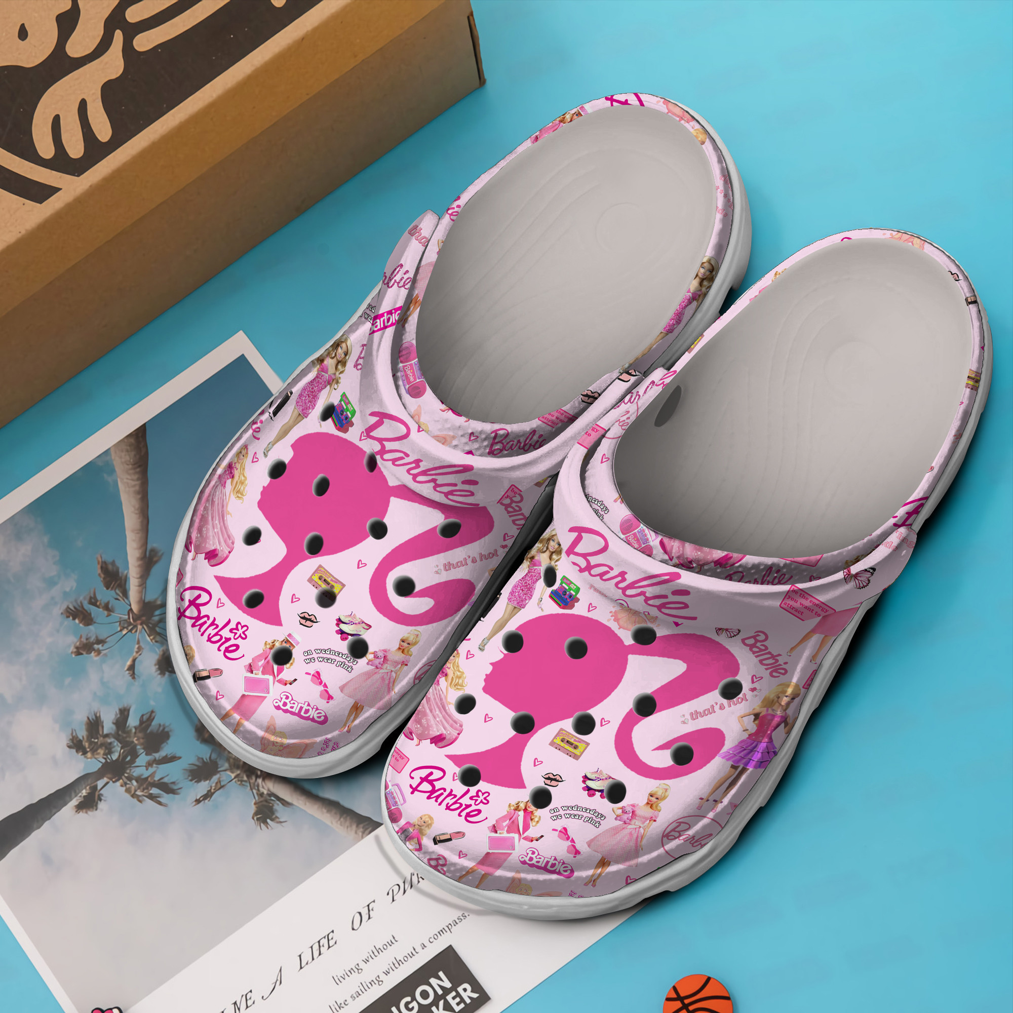 Premium Barbie Cartoon Toy Crocs Crocband Clogs Shoes Comfortable For Men Women and Kids