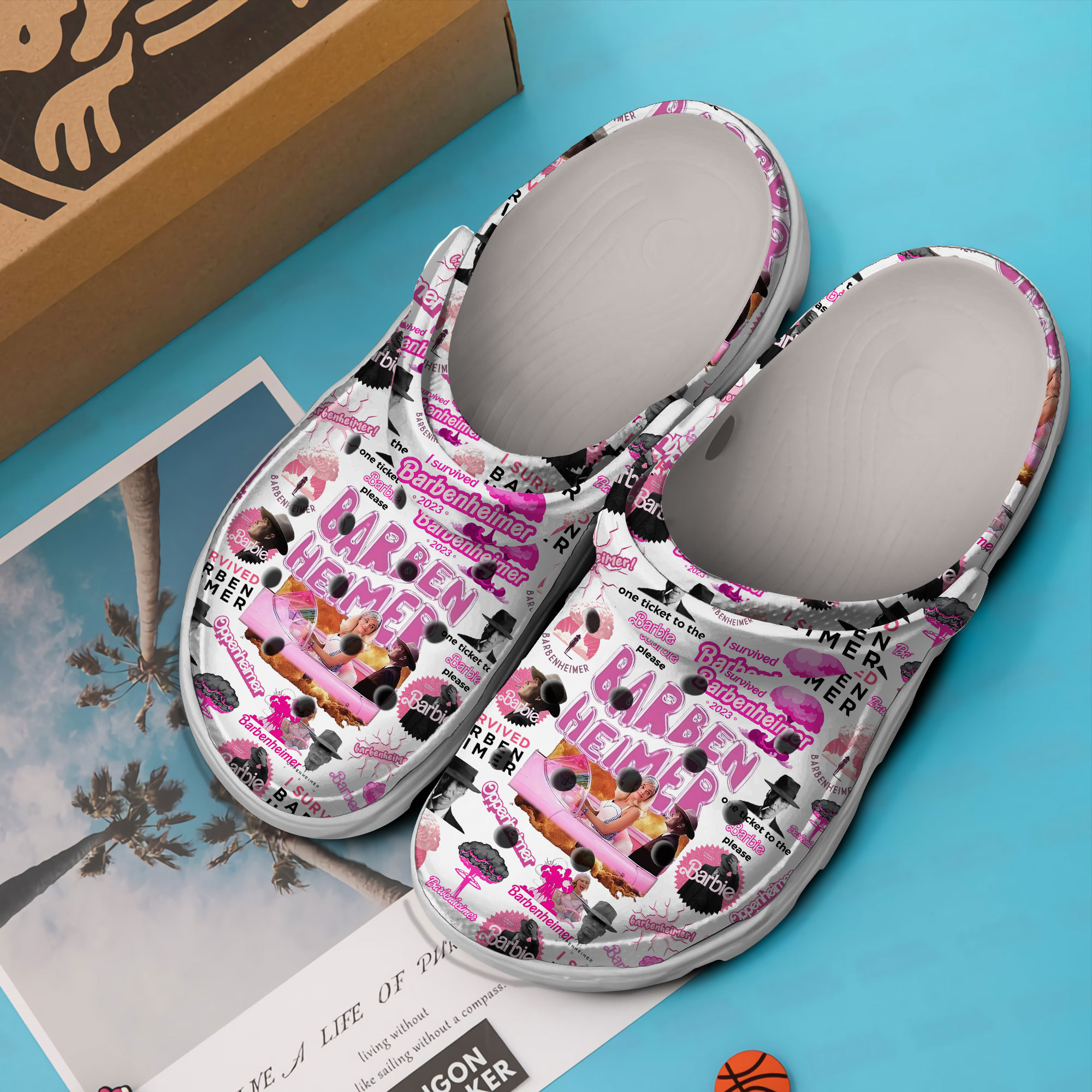 Premium Barbie Cartoon Toy Crocs Crocband Clogs Shoes Comfortable For Men Women and Kids