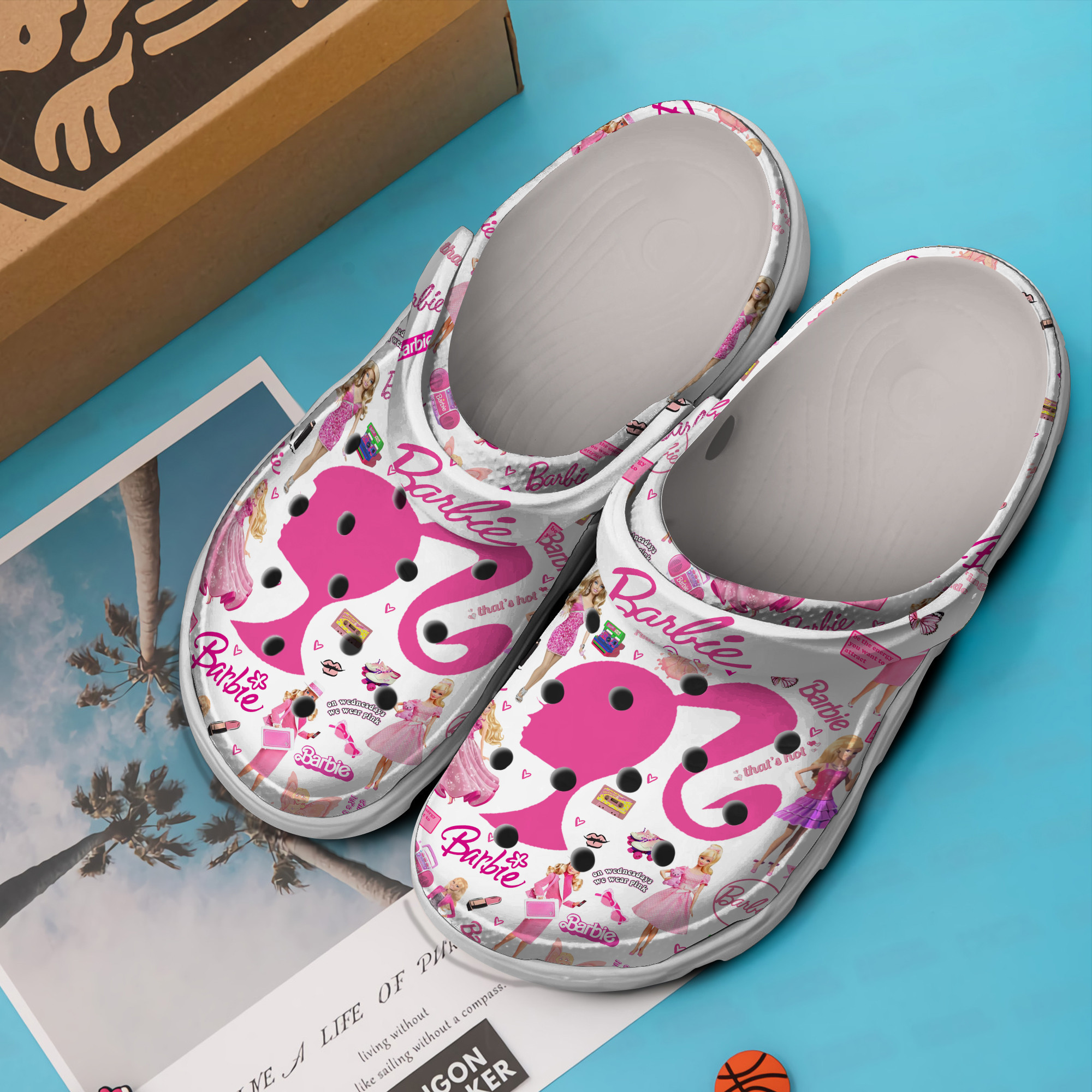 Premium Barbie Cartoon Toy Crocs Crocband Clogs Shoes Comfortable For Men Women and Kids