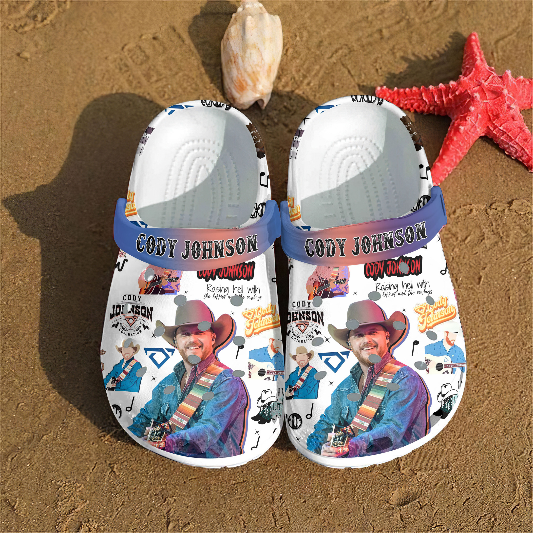 Premium Cody Johnson Music Crocs Crocband Clogs Shoes Comfortable For Men Women and Kids