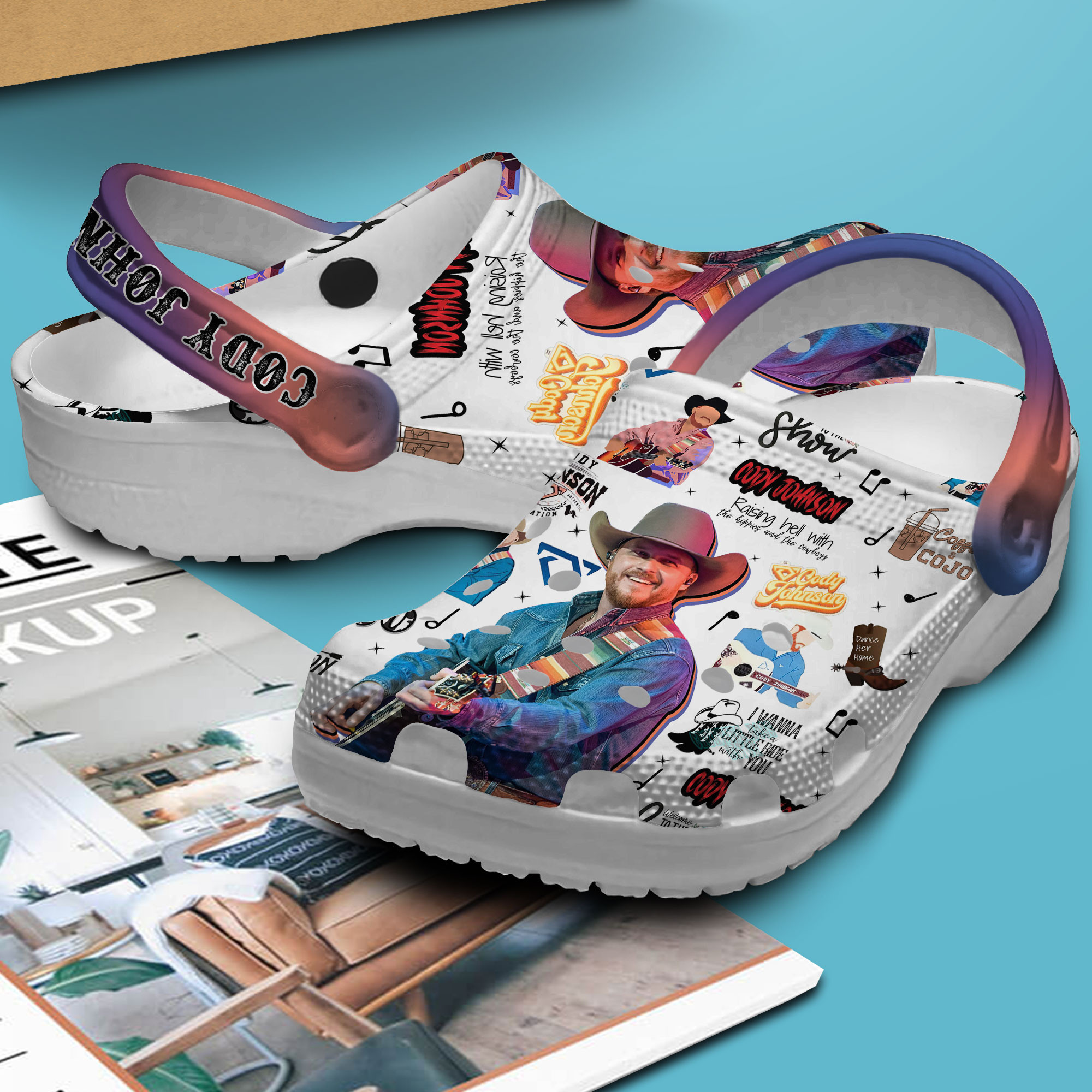 Premium Cody Johnson Music Crocs Crocband Clogs Shoes Comfortable For Men Women and Kids