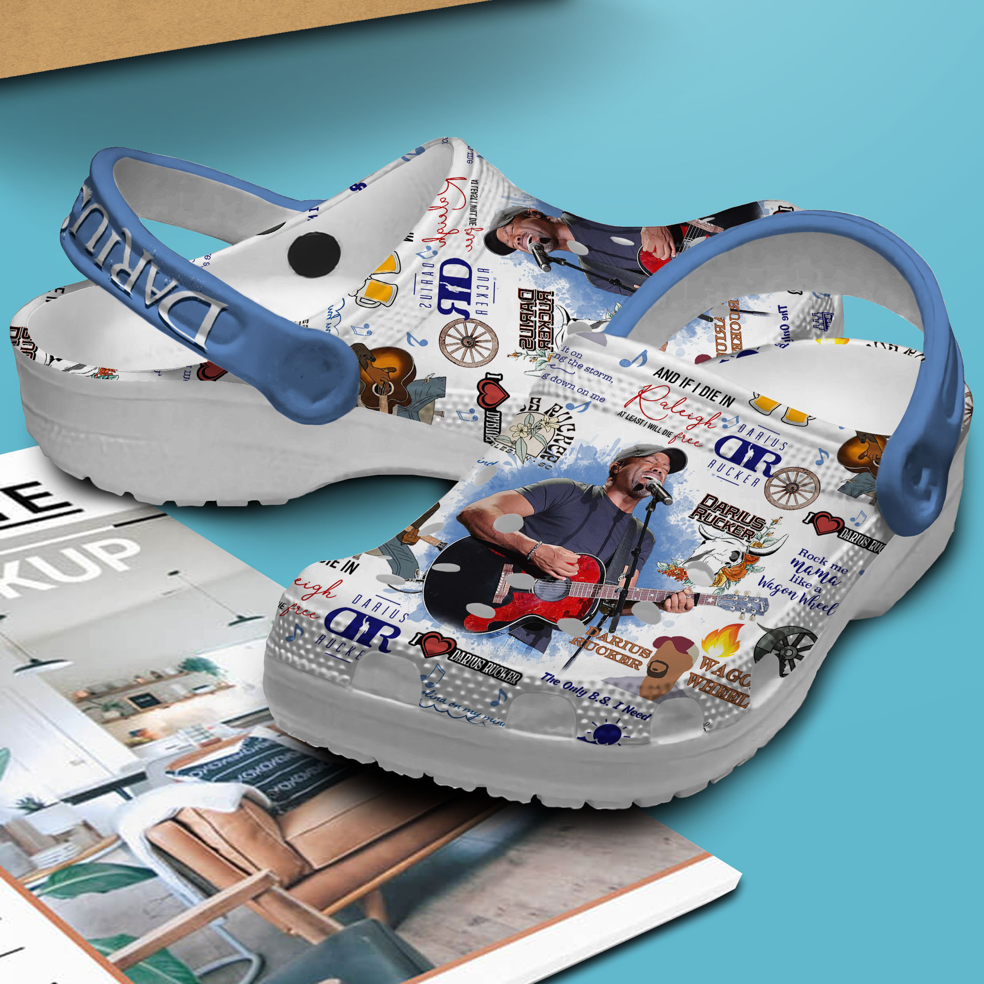 Premium Darius Rucker Music Crocs Crocband Clogs Shoes Comfortable For Men Women and Kids