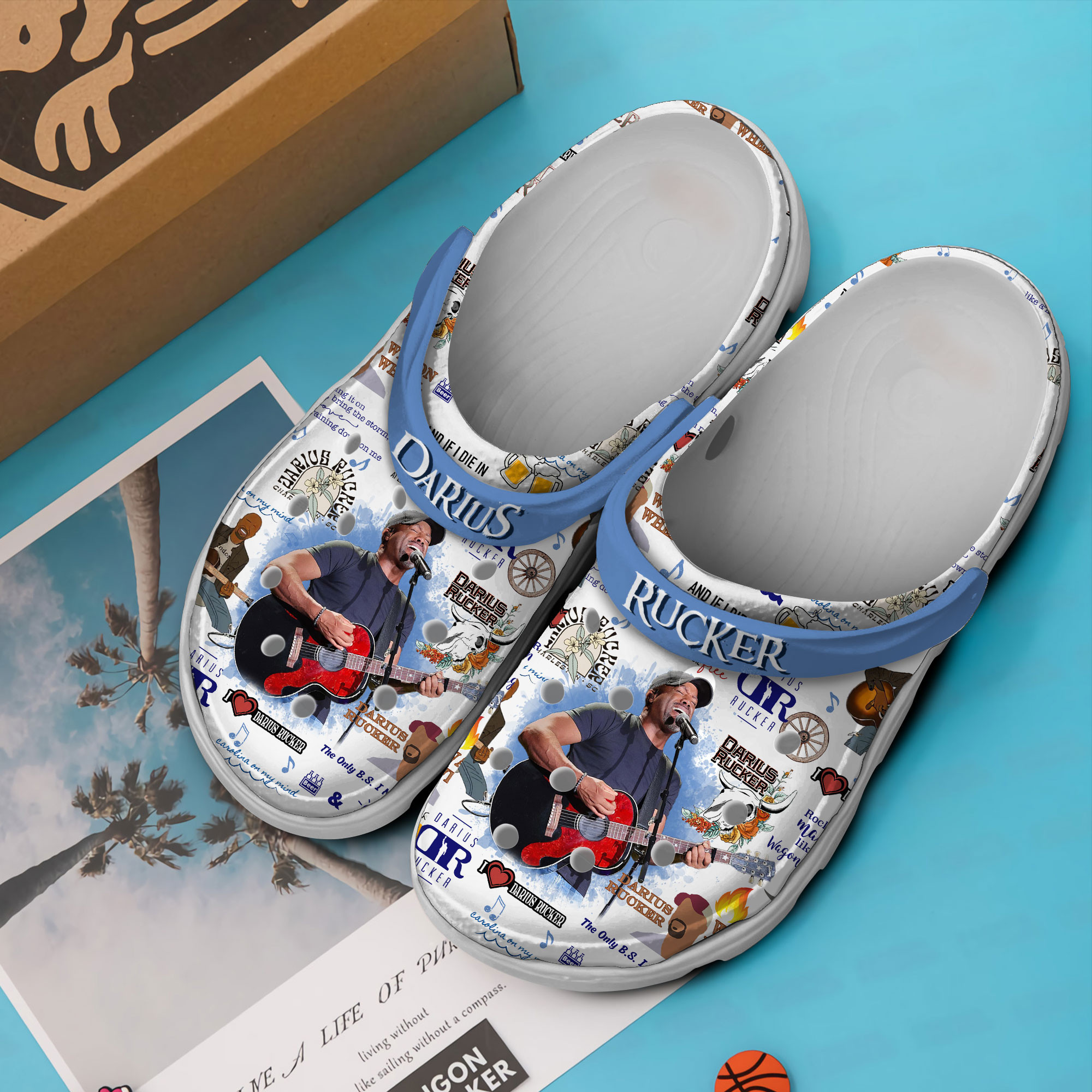 Premium Darius Rucker Music Crocs Crocband Clogs Shoes Comfortable For Men Women and Kids