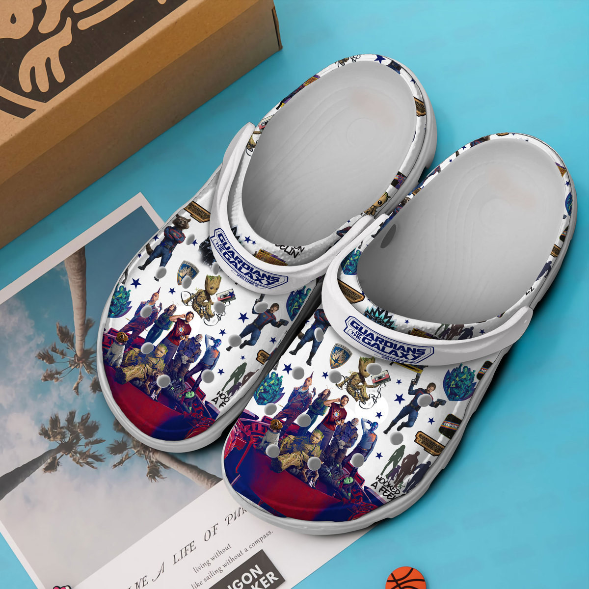 Premium Guardians Of The Galaxy Movie Crocs Crocband Clogs Shoes Comfortable For Men Women and Kids