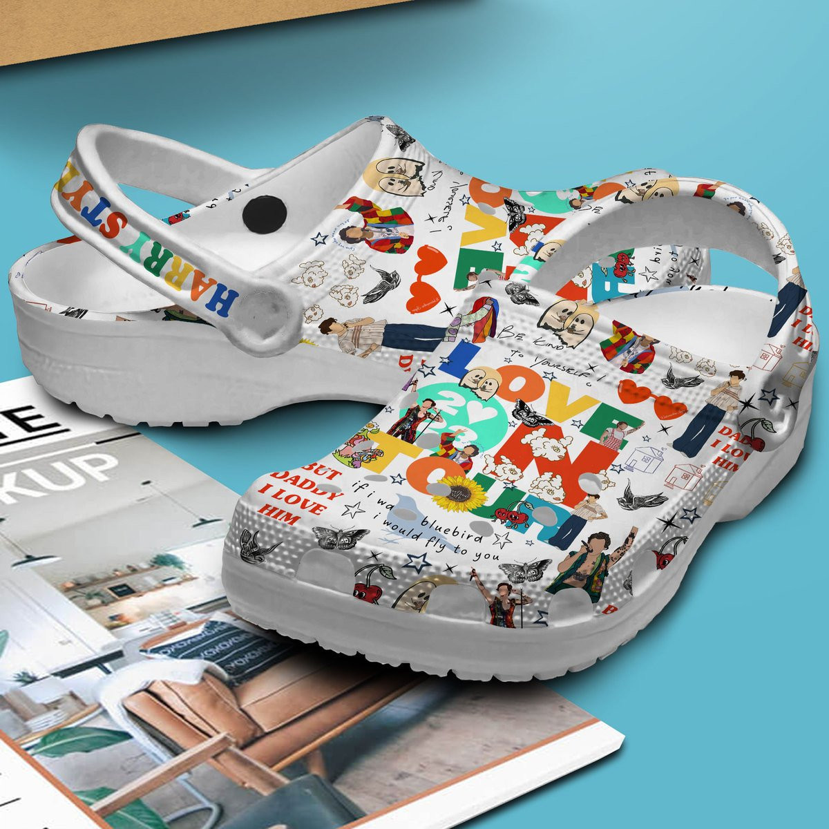 Premium Harry Style Music Crocs Crocband Clogs Shoes Comfortable For Men Women and Kids