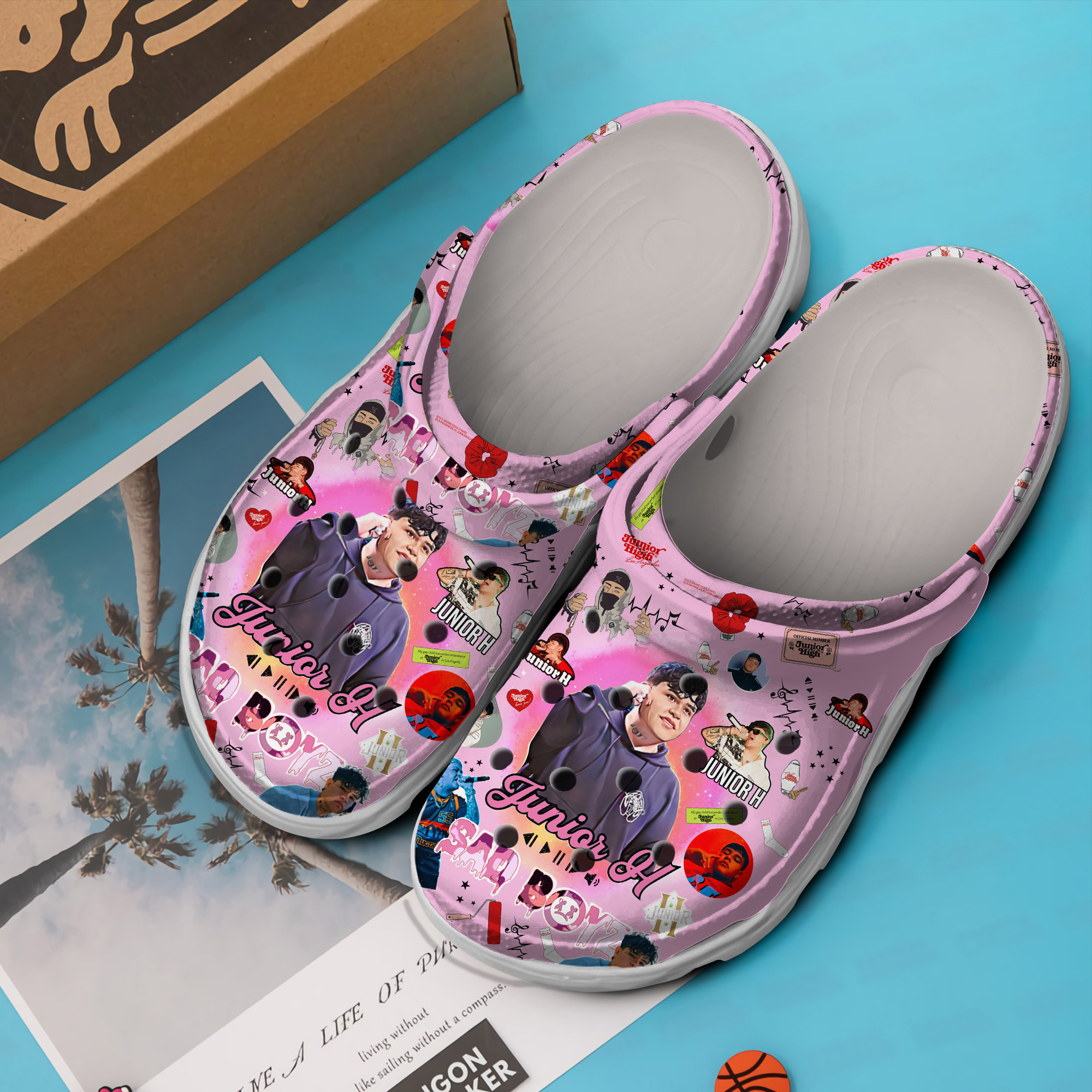 Premium Junior H Music Crocs Crocband Clogs Shoes Comfortable For Men Women and Kids