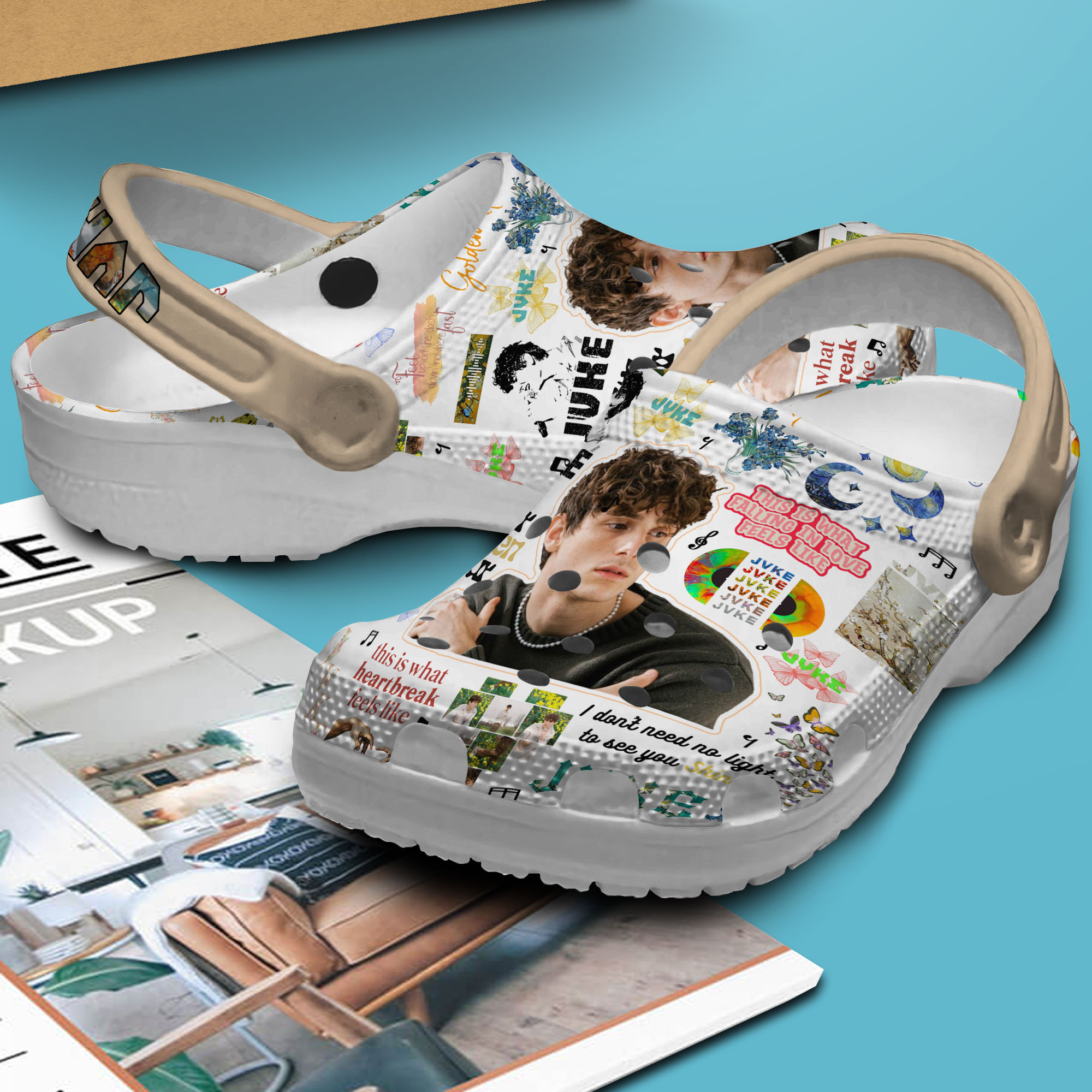 Premium JVKE Music Crocs Crocband Clogs Shoes Comfortable For Men Women and Kids