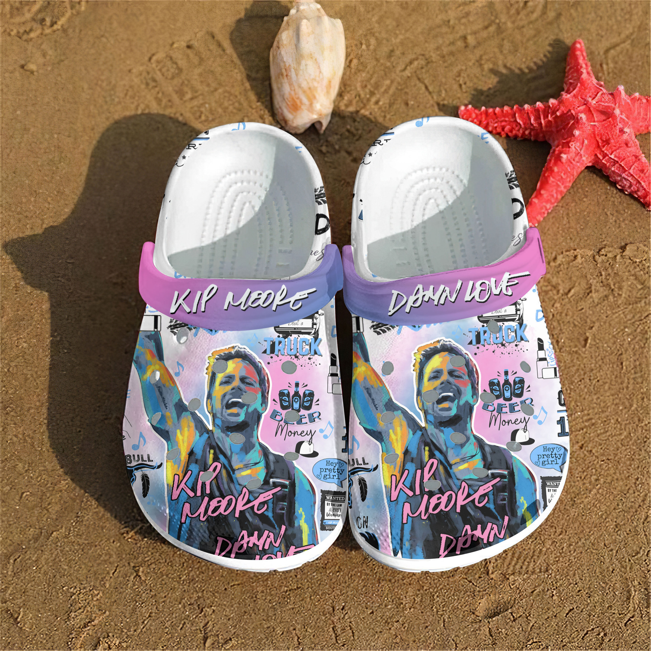 Premium Kip Moore Music Crocs Crocband Clogs Shoes Comfortable For Men Women and Kids