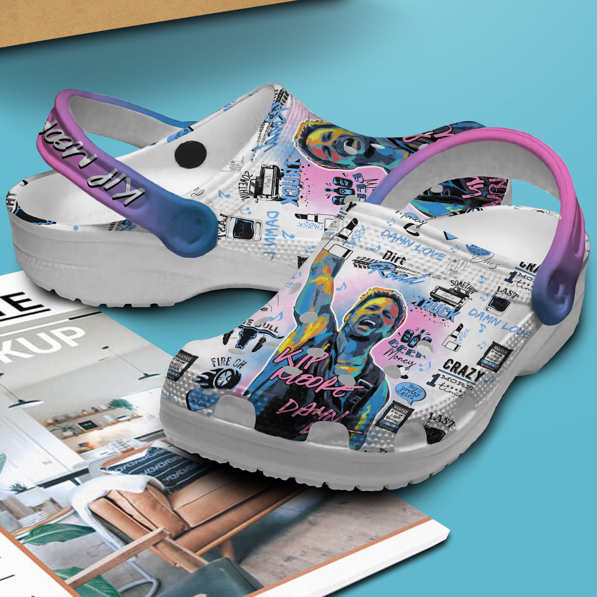 Premium Kip Moore Music Crocs Crocband Clogs Shoes Comfortable For Men Women and Kids