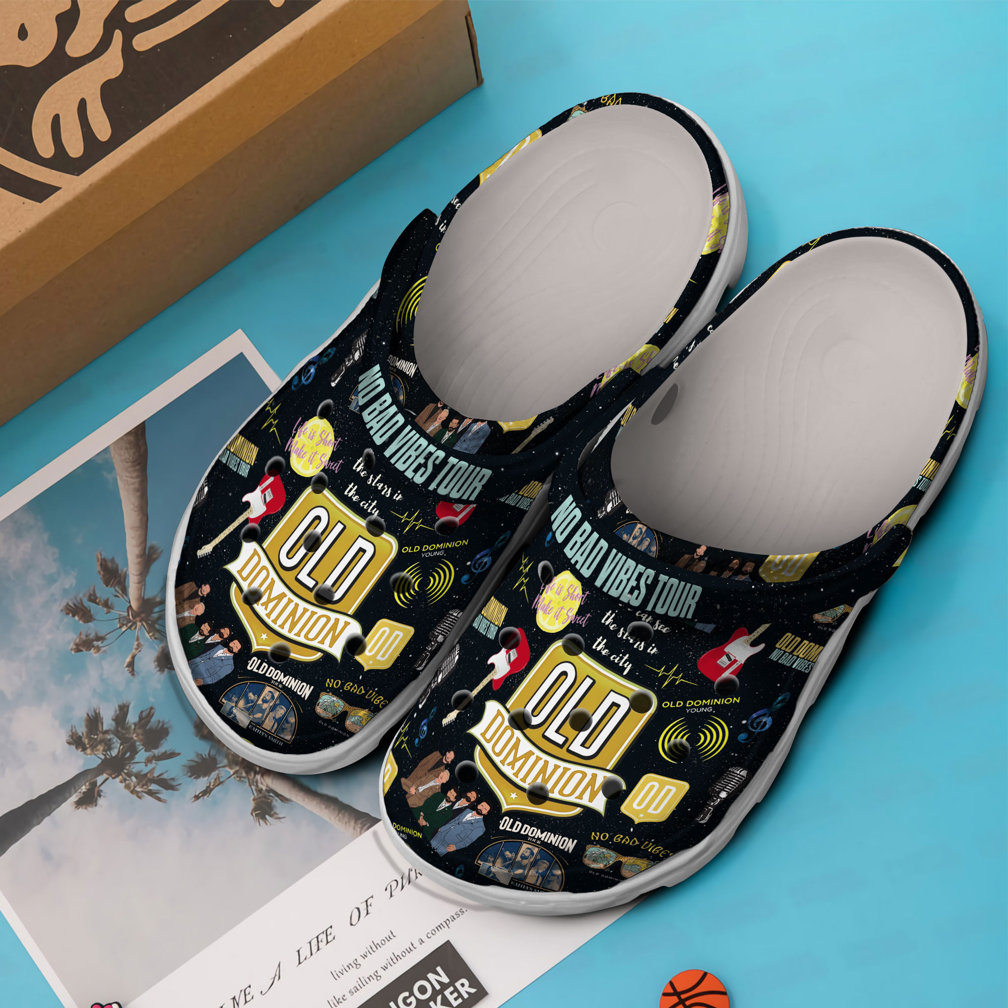 Premium Old Dominion Music Crocs Crocband Clogs Shoes Comfortable For Men Women and Kids