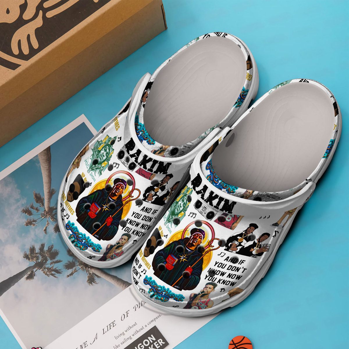 Premium Rakim Music Crocs Crocband Clogs Shoes Comfortable For Men Women and Kids