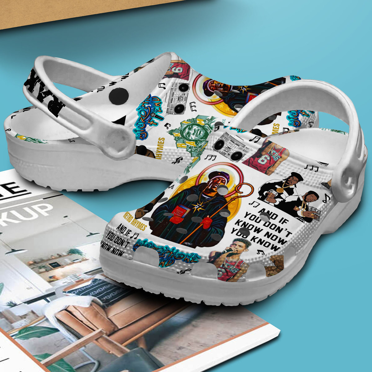 Premium Rakim Music Crocs Crocband Clogs Shoes Comfortable For Men Women and Kids