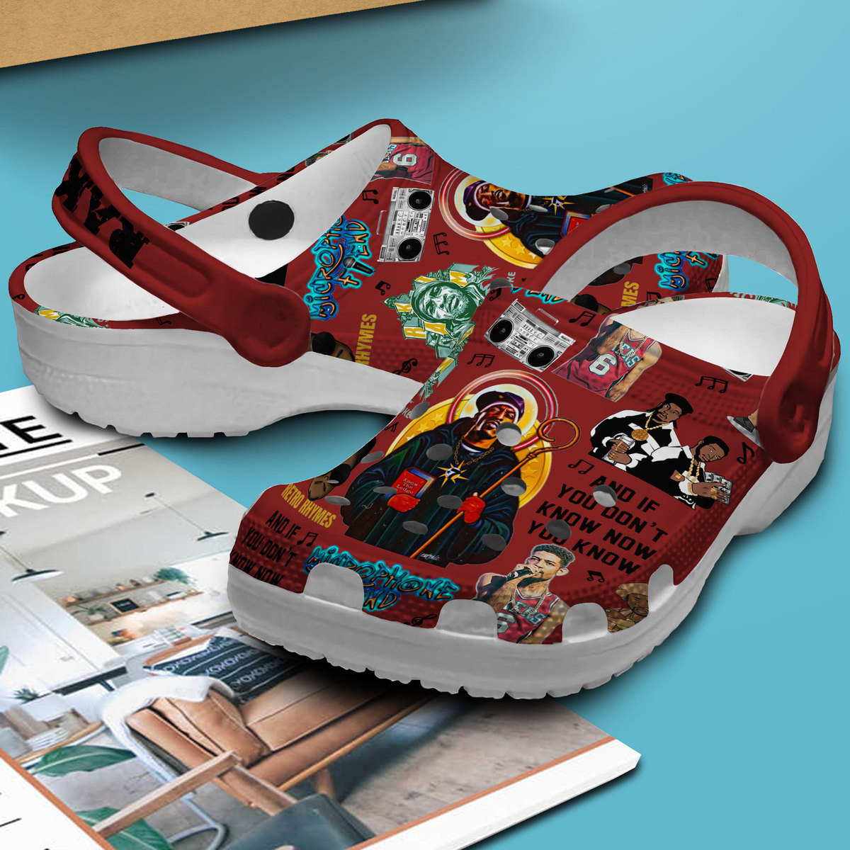 Premium Rakim Music Crocs Crocband Clogs Shoes Comfortable For Men Women and Kids