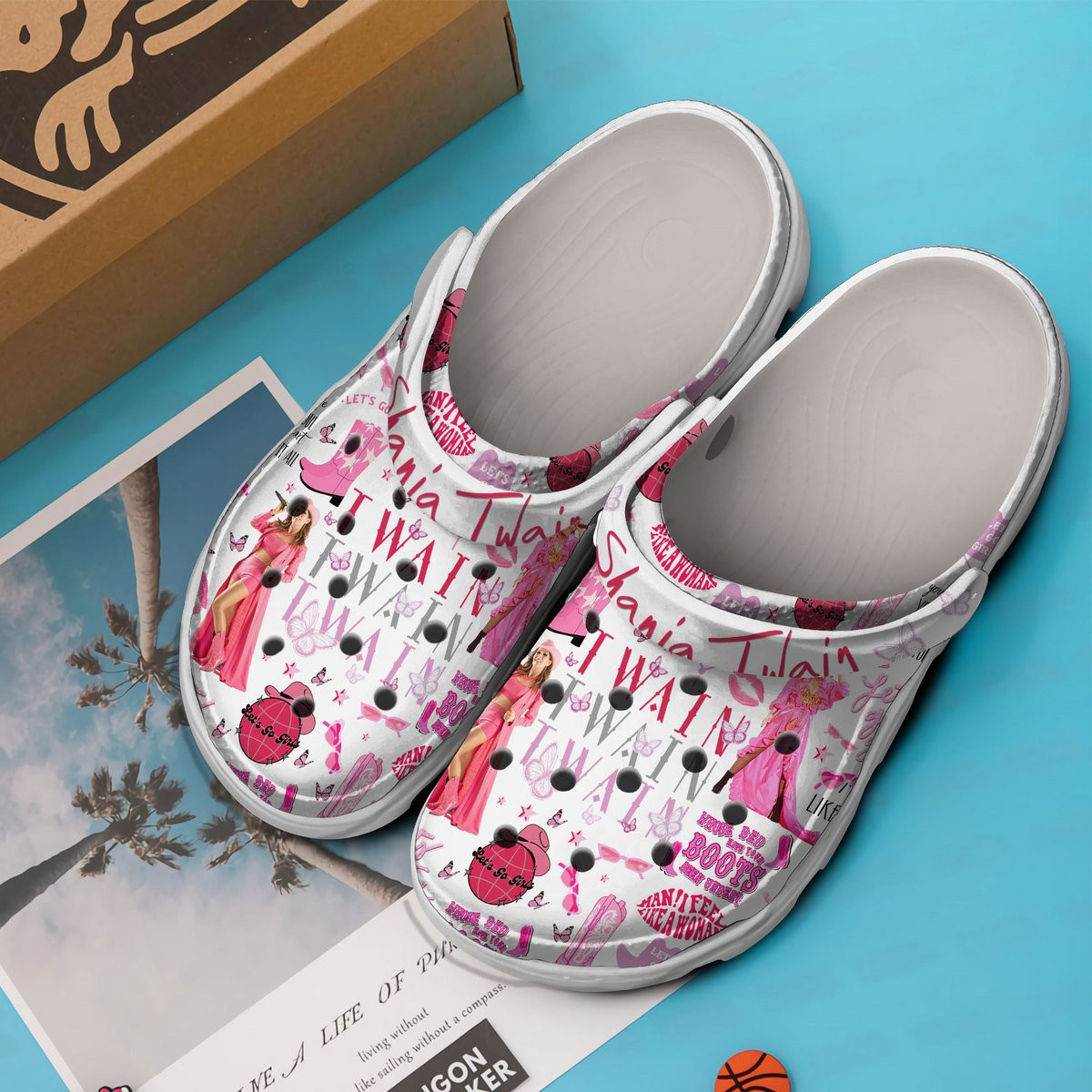 Premium Shania Twain Music Crocs Crocband Clogs Shoes Comfortable For Men Women and Kids