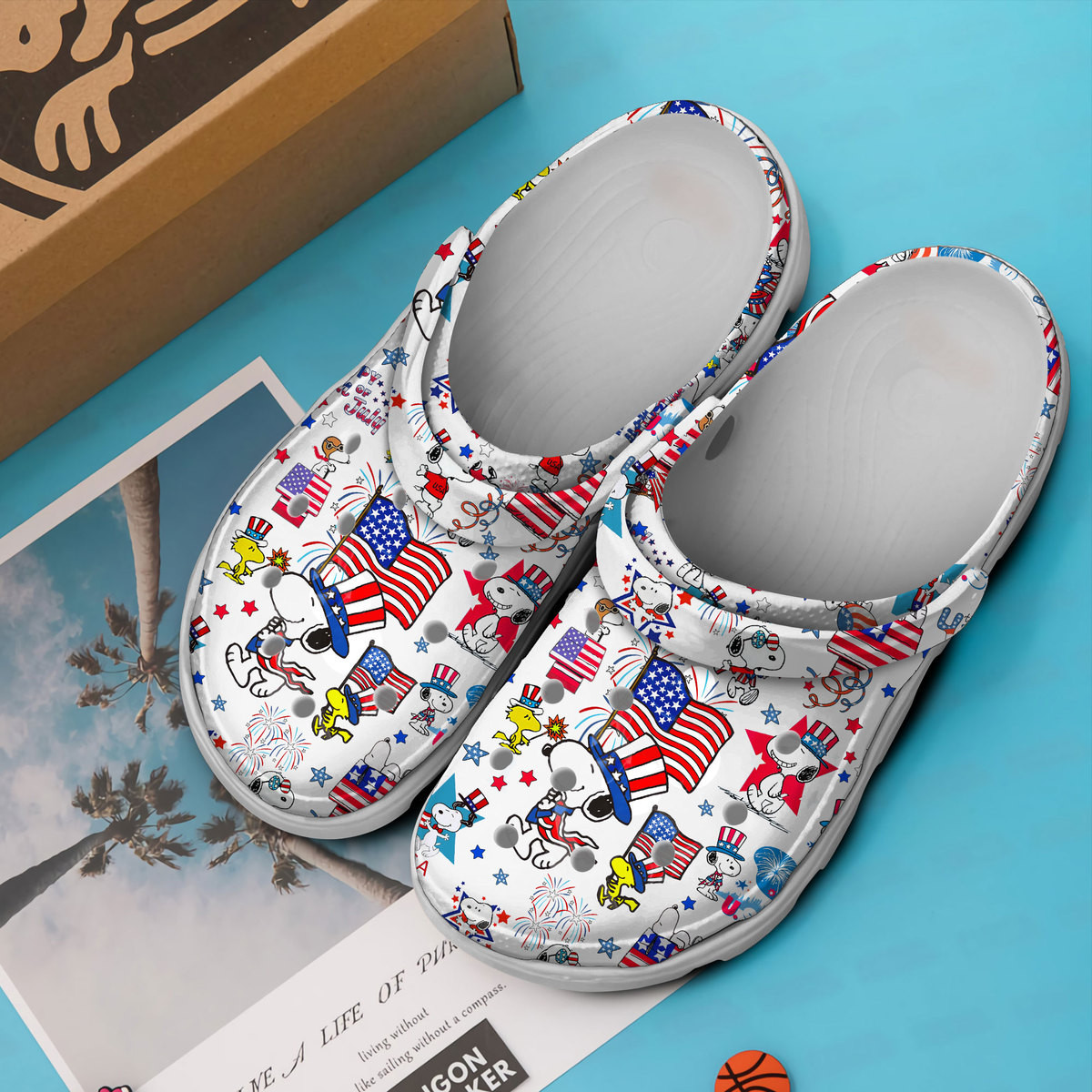 Premium Snoopy Comic Cartoon Movie Crocs Crocband Clogs Shoes Comfortable For Men Women and Kids