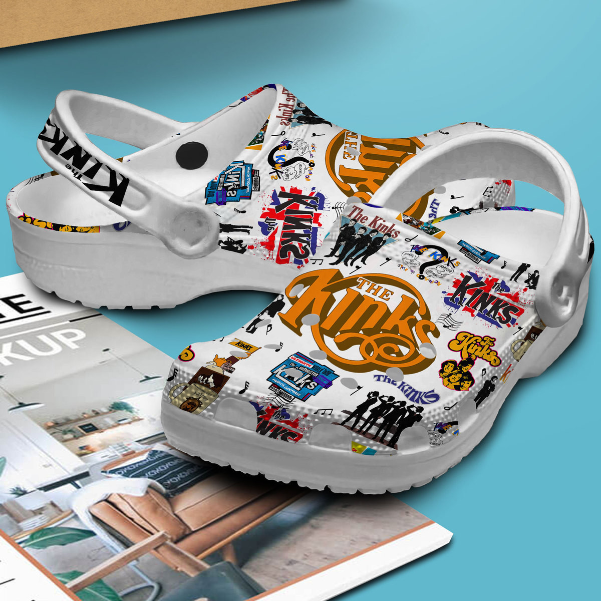 Premium The Kinks Music Crocs Crocband Clogs Shoes Comfortable For Men Women and Kids