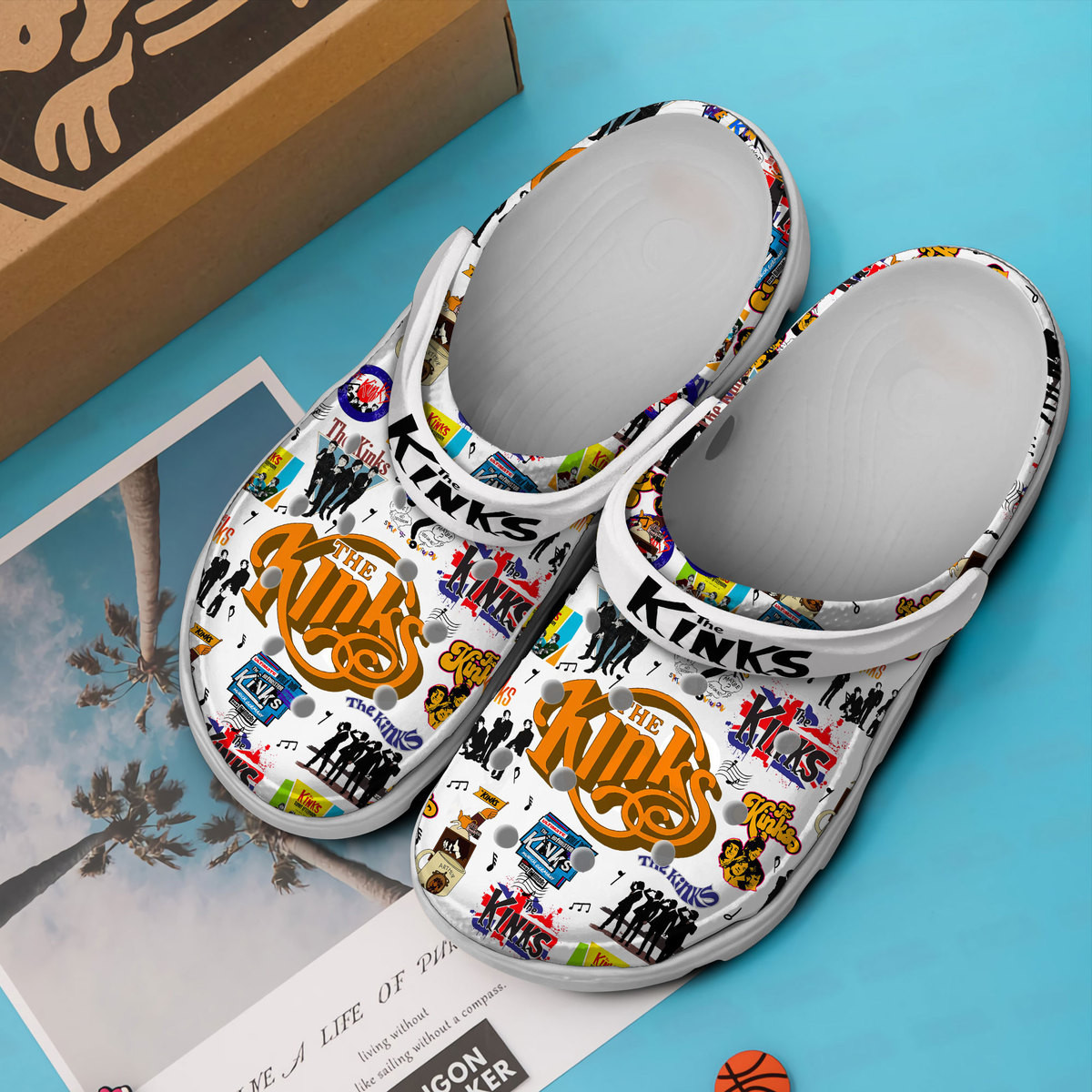 Premium The Kinks Music Crocs Crocband Clogs Shoes Comfortable For Men Women and Kids