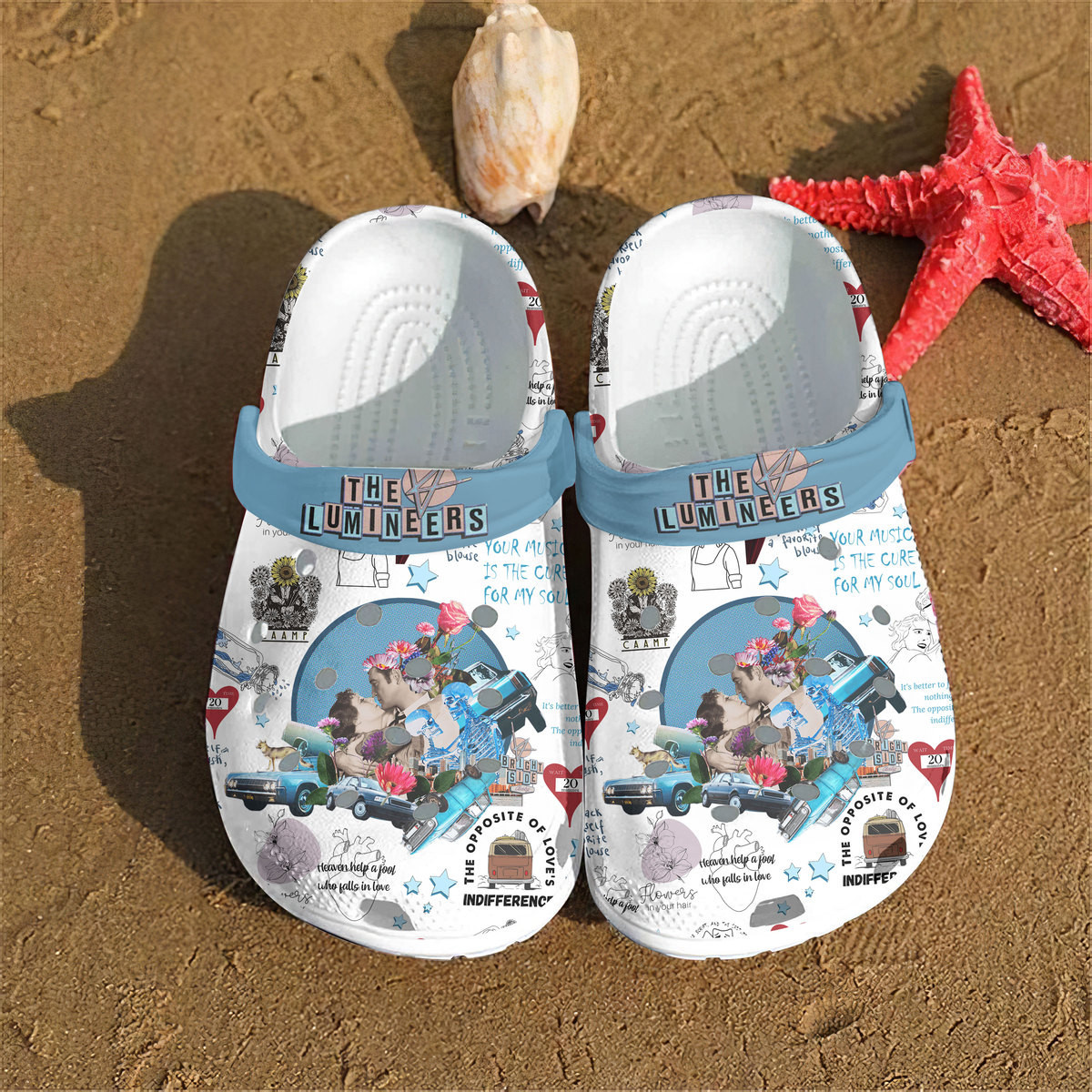 Premium The Lumineers Music Crocs Crocband Clogs Shoes Comfortable For Men Women and Kids