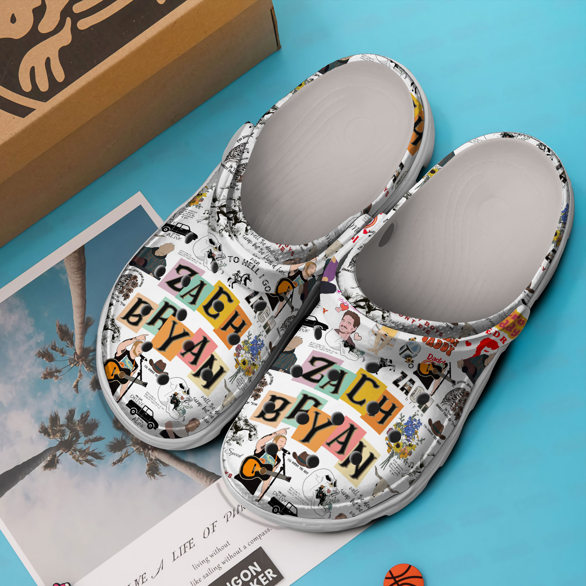 Premium Zach Bryan Music Crocs Crocband Clogs Shoes Comfortable For Men Women and Kids