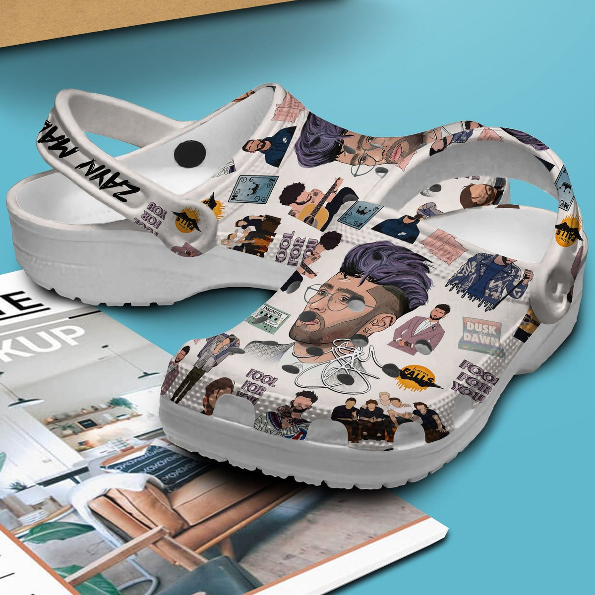 Premium Zayn Malik Music Crocs Crocband Clogs Shoes Comfortable For Men Women and Kids