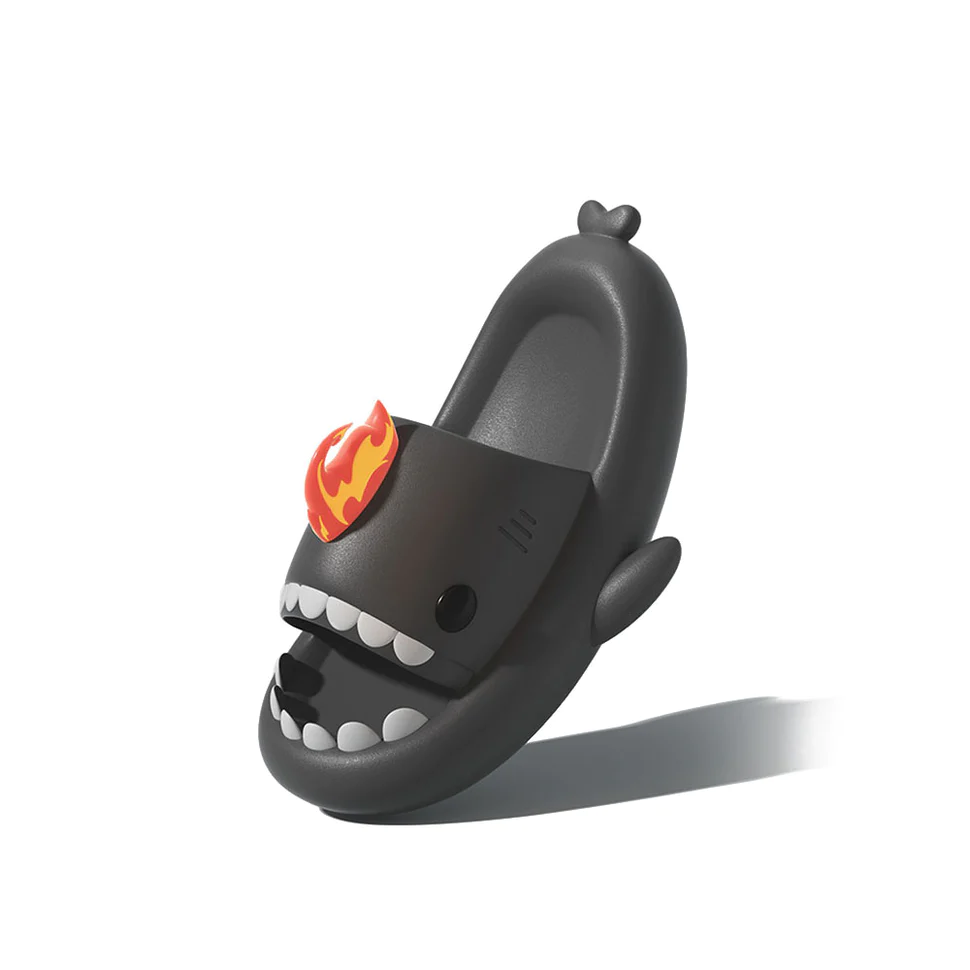 Shark Classic Slides - Fire Kaiju Slippers