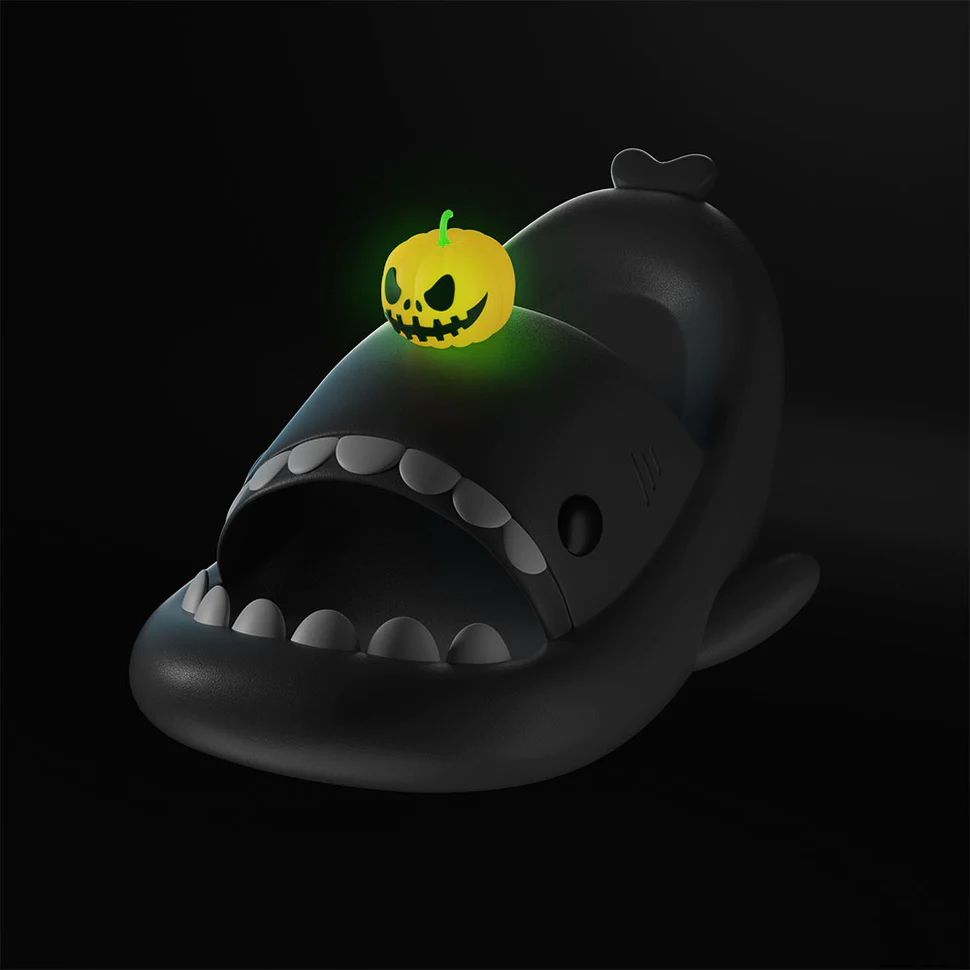 Shark Classic Slides - Pumpkin Slippers