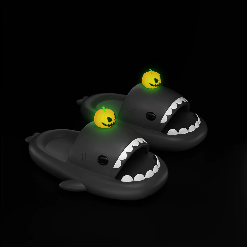 Shark Classic Slides - Pumpkin Slippers