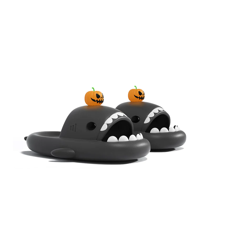 Shark Classic Slides - Pumpkin Slippers