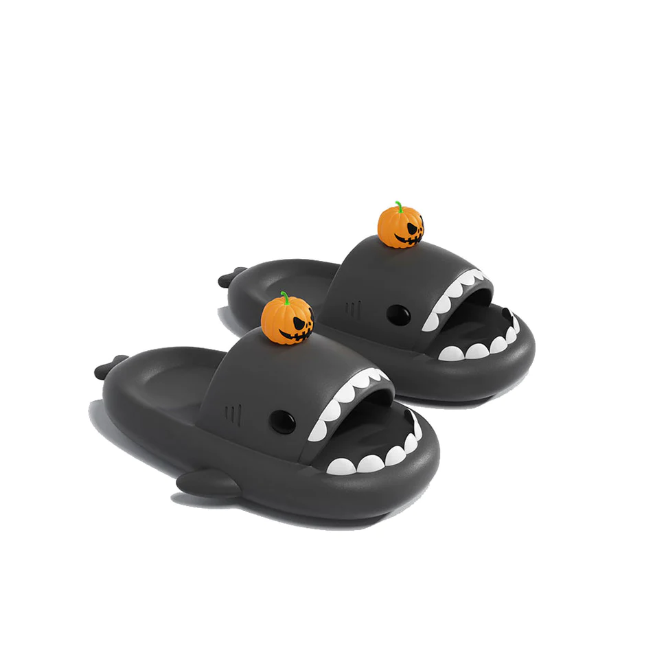 Shark Classic Slides - Pumpkin Slippers
