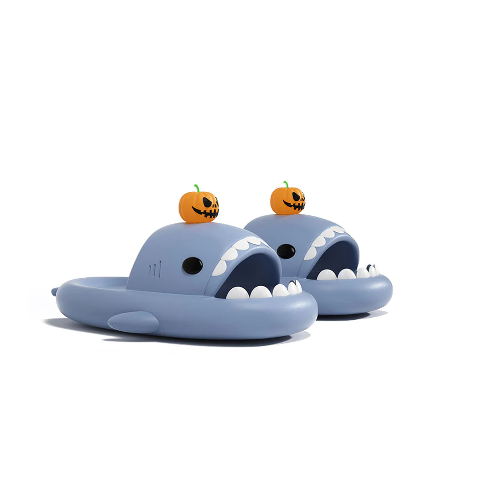 Shark Classic Slides - Pumpkin Slippers
