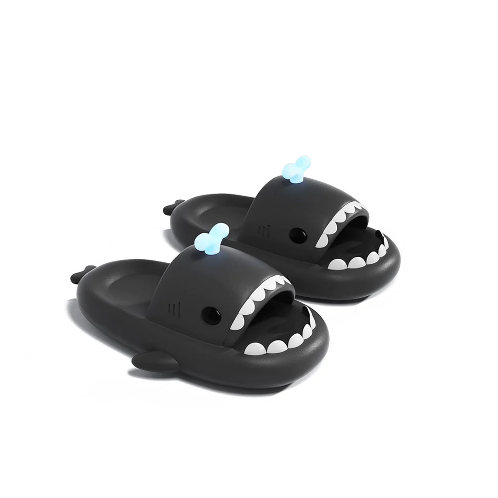 Shark Classic Slides - Whale Spouting Slippers