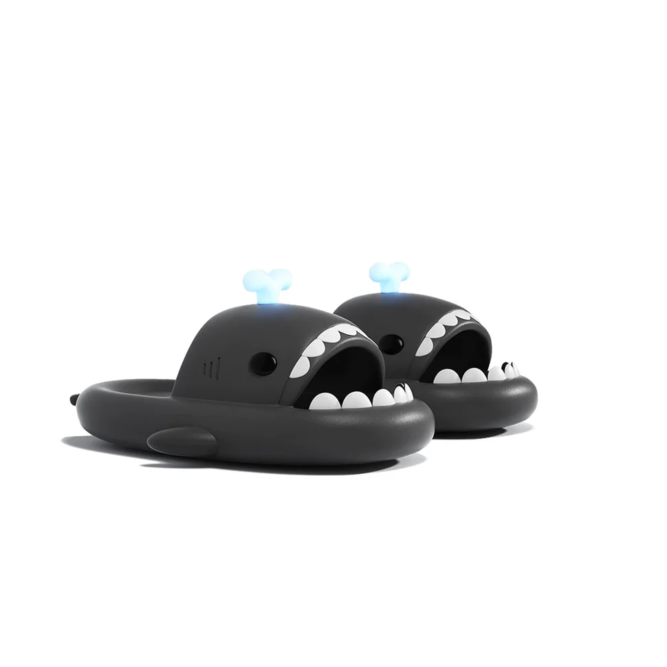 Shark Classic Slides - Whale Spouting Slippers