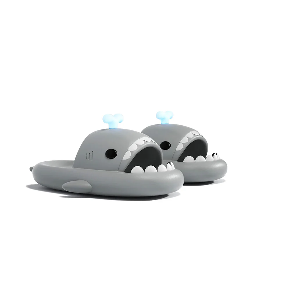 Shark Classic Slides - Whale Spouting Slippers