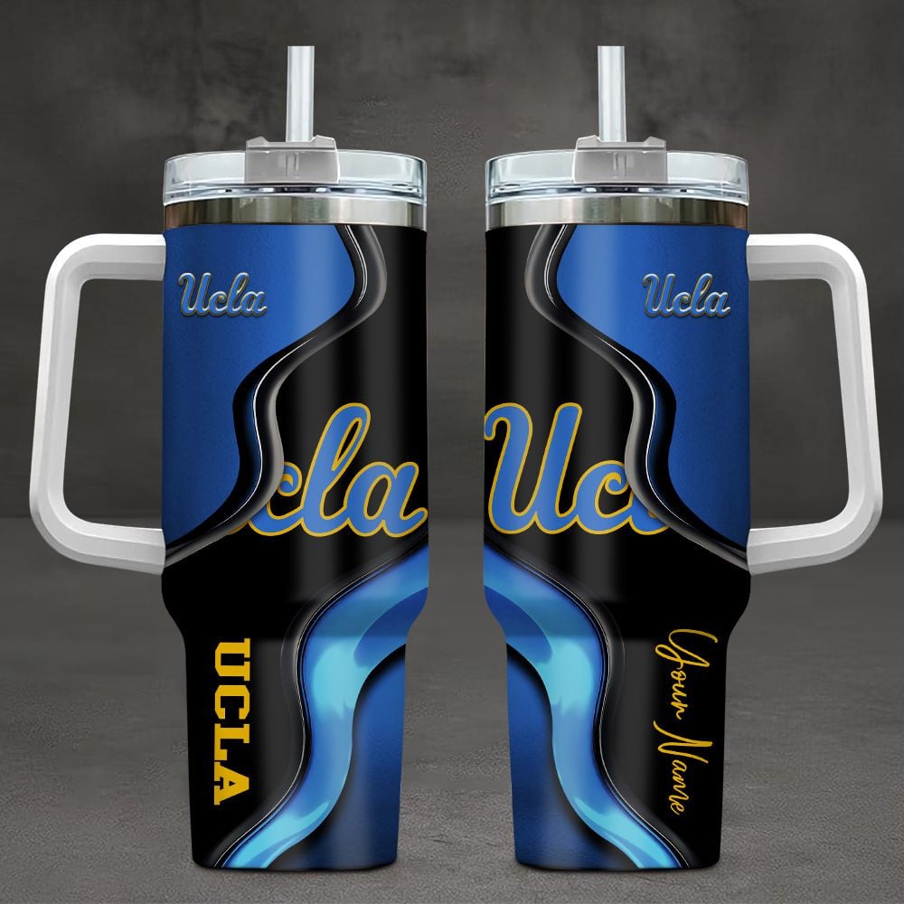 UCLA Bruins NCAA Custom Stanley Quencher 40oz Stainless Steel Tumbler With Handle