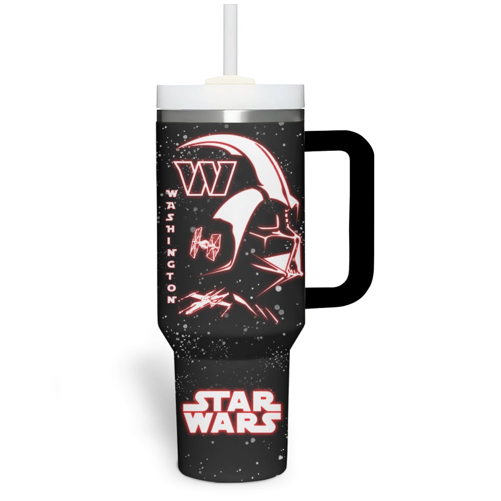 Washington Commanders NFL Custom Stanley Quencher 40oz Stainless Steel Tumbler With Handle