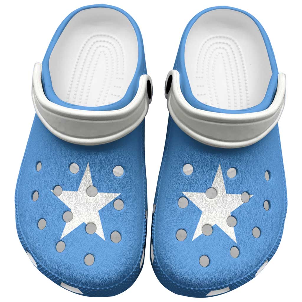 Merchidea African Proud Somalia Flag Crocs Crocband Clogs Shoes Comfortable For Men Women and Kids