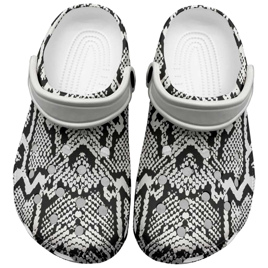 Merchidea African Snake Skin Crocs Crocband Clogs Shoes Comfortable For Men Women and Kids