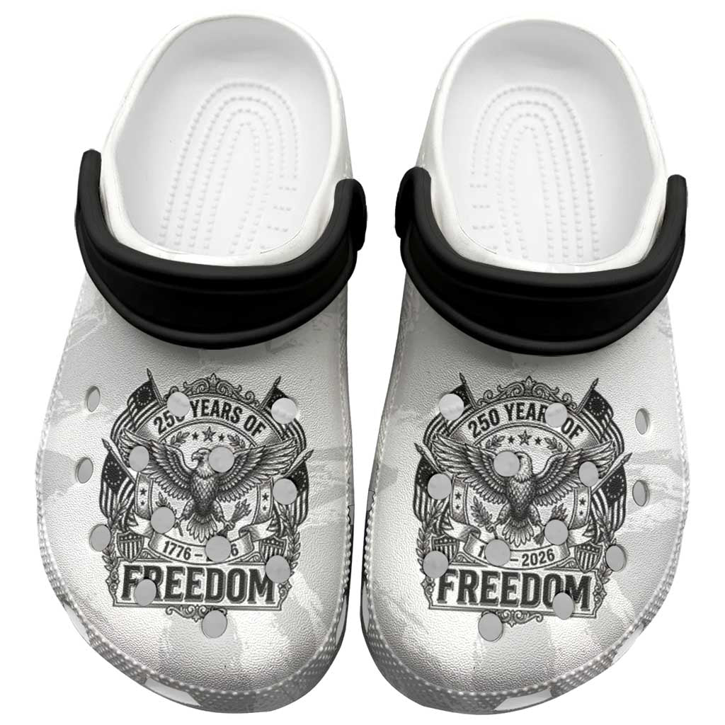 Merchidea American 1776-2026 Crocs Crocband Clogs Shoes Comfortable For Men Women and Kids