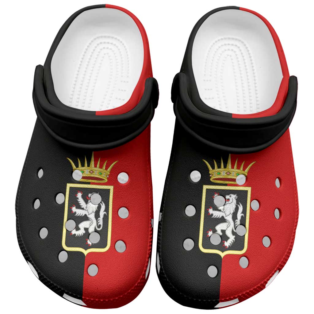 Merchidea Aosta Valley Italy Flag Crocs Crocband Clogs Shoes Comfortable For Men Women and Kids