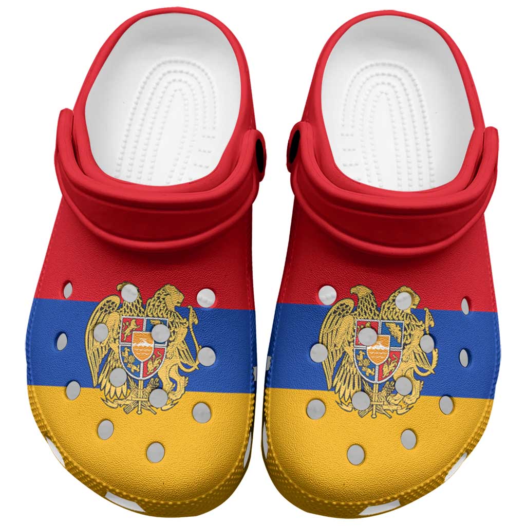 Merchidea Armenia Flag Crocs Crocband Clogs Shoes Comfortable For Men Women and Kids