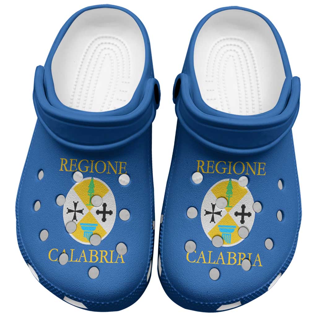 Merchidea Calabria Italy Flag Crocs Crocband Clogs Shoes Comfortable For Men Women and Kids