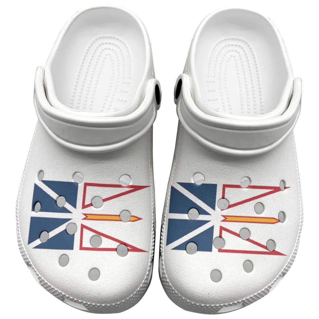 Merchidea Canada Newfoundland and Labrador Province Crocs Crocband Clogs Shoes Comfortable For Men Women and Kids