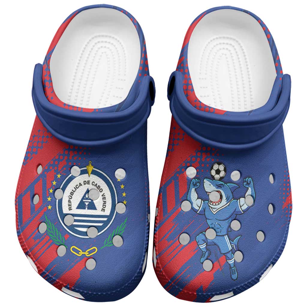 Merchidea Cape Verde Football Crocs Crocband Clogs Shoes Comfortable For Men Women and Kids