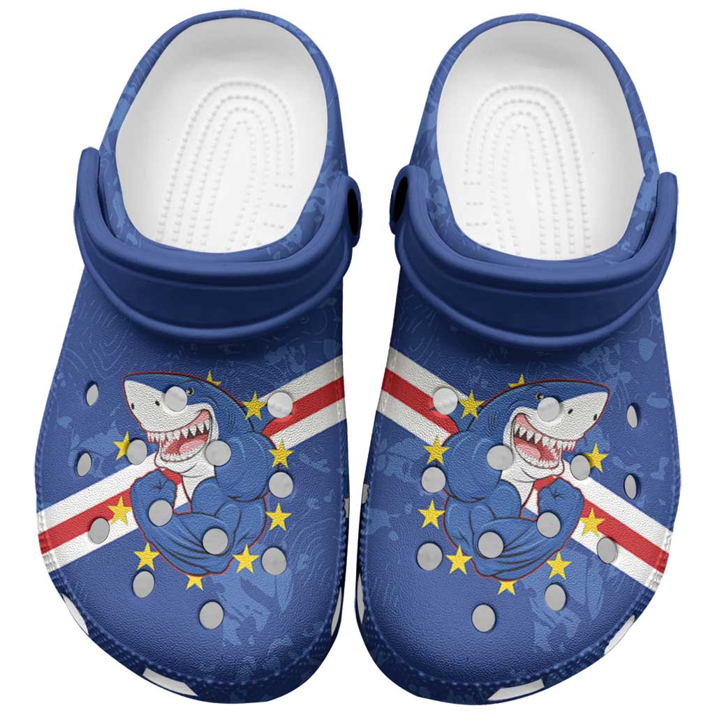 Merchidea Cape Verde Football Crocs Crocband Clogs Shoes Comfortable For Men Women and Kids