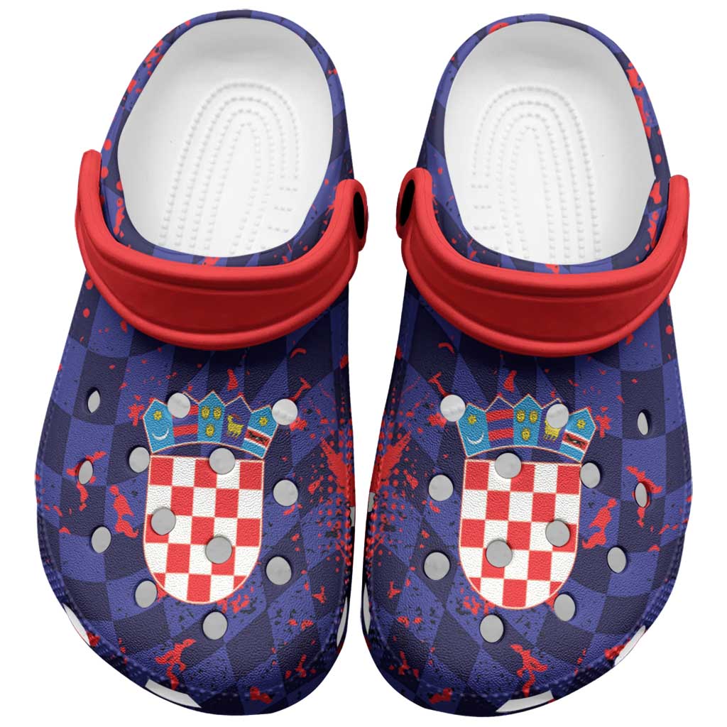 Merchidea Croatia 2026 World Football Crocs Crocband Clogs Shoes Comfortable For Men Women and Kids