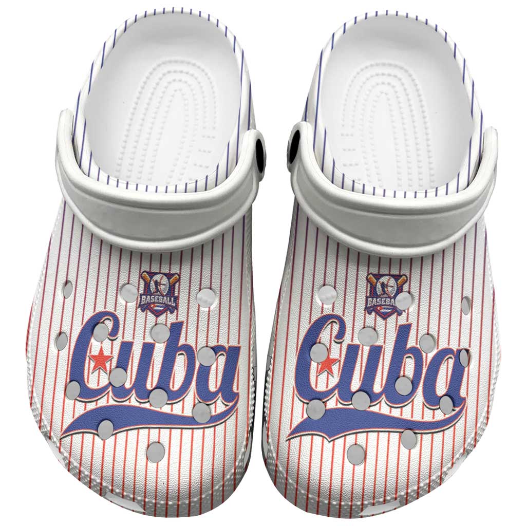 Merchidea Cuba Baseball Crocs Crocband Clogs Shoes Comfortable For Men Women and Kids